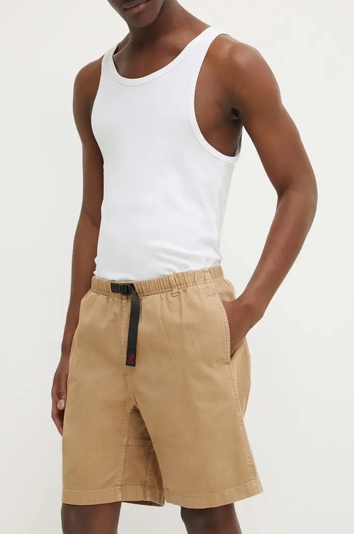 Gramicci pantaloncini in cotone G-Short Beige