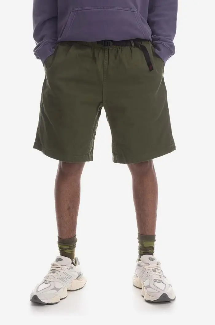 Gramicci pantaloncini in cotone G-Short Verde
