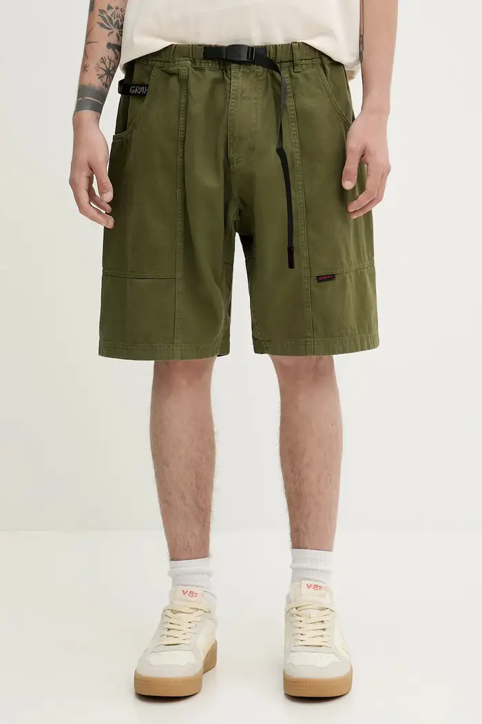 Gramicci pantaloncini in cotone Gadget Short Verde