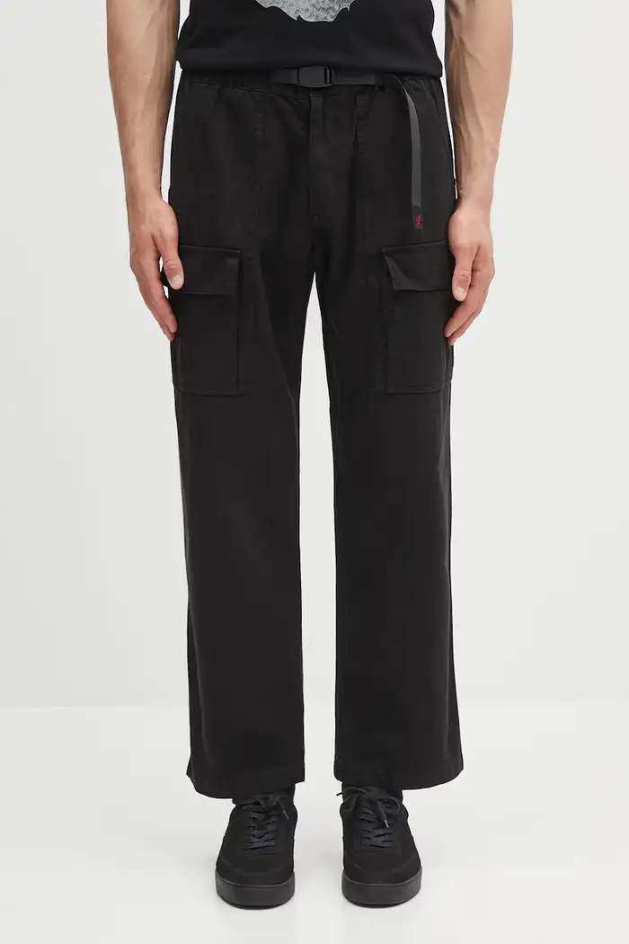 Gramicci pantaloni in cotone Front Cargo Pant Nero