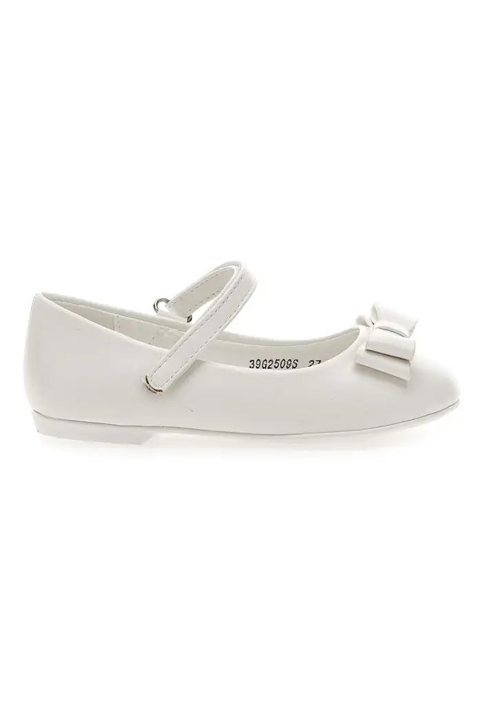Ballerine Bianche con Cinturino e Fiocco GRAZIE GIRL 39G2509S [BIANCO]