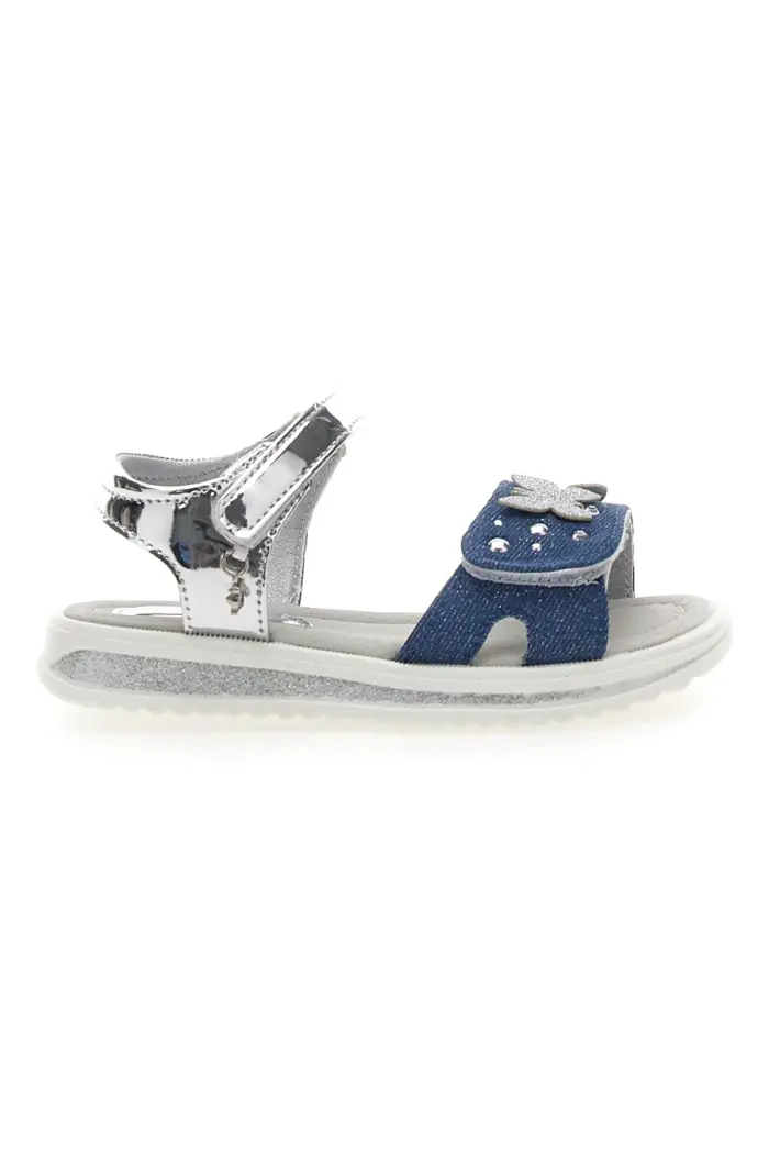 GRAZIE GIRL Sandali con farfalle e charms blu 218349 [DENIM]