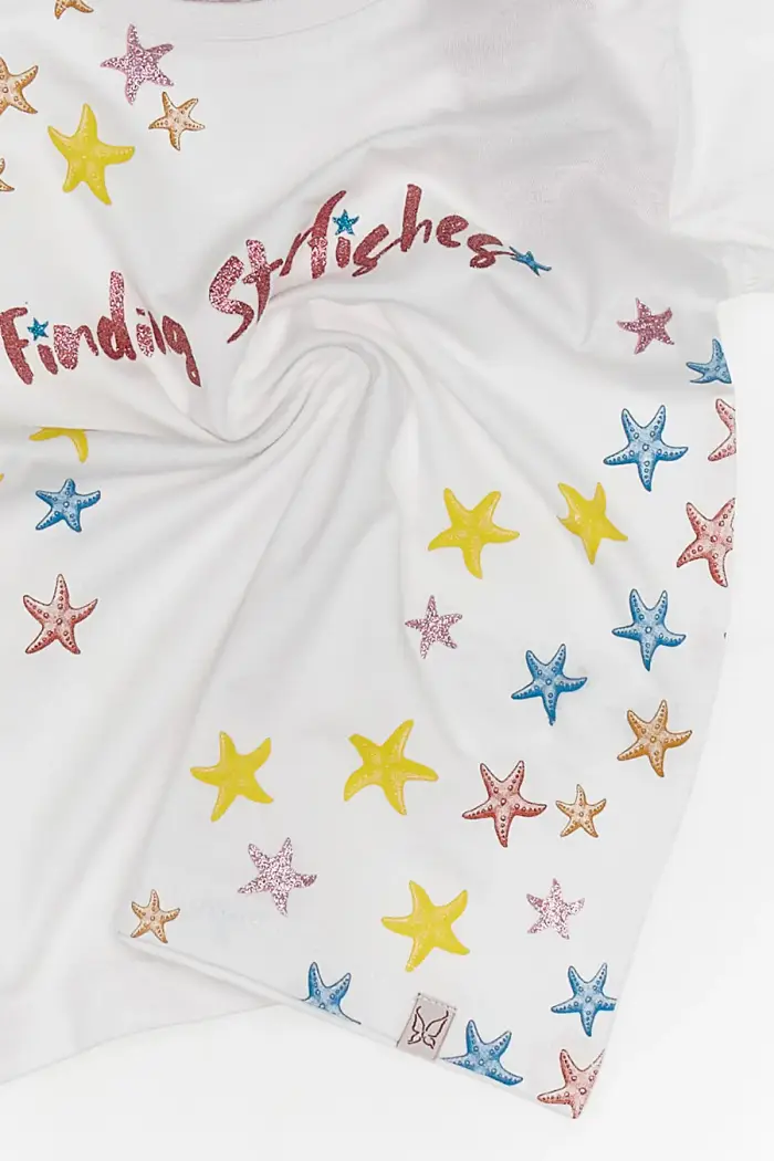 Completo T-shirt e Pantaloncini Grazie Mamma 03047 Bianco e Rosa [WHITE miniatura 3