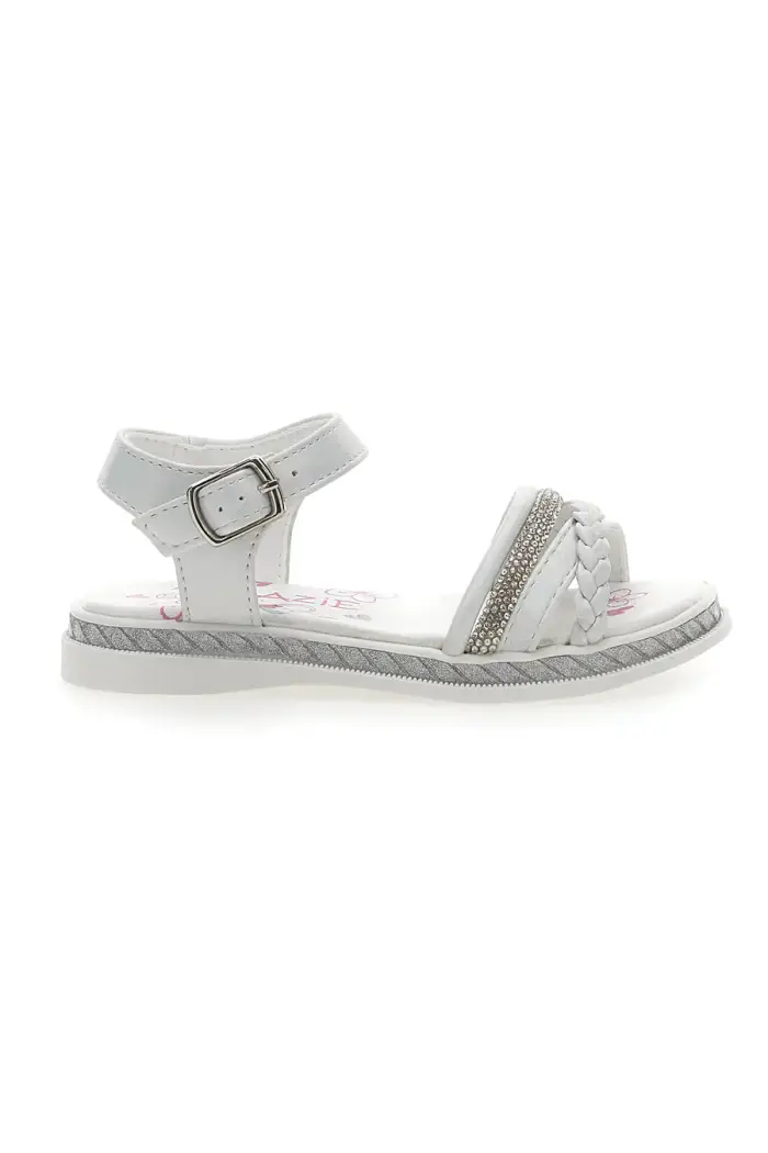 GRAZIE Sandali con Strass Bianchi Girl 14327 [BIANCO]