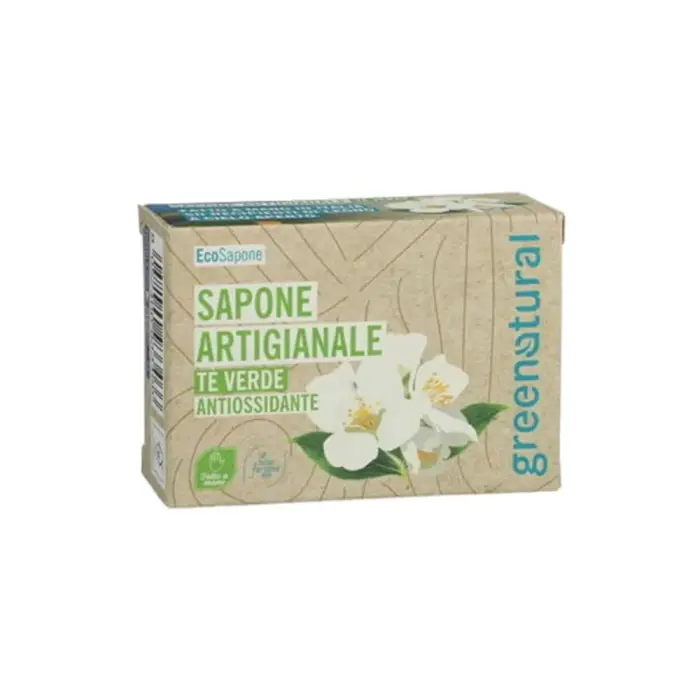 Greenatural Sapone Artigianale al Tè Verde 100 g