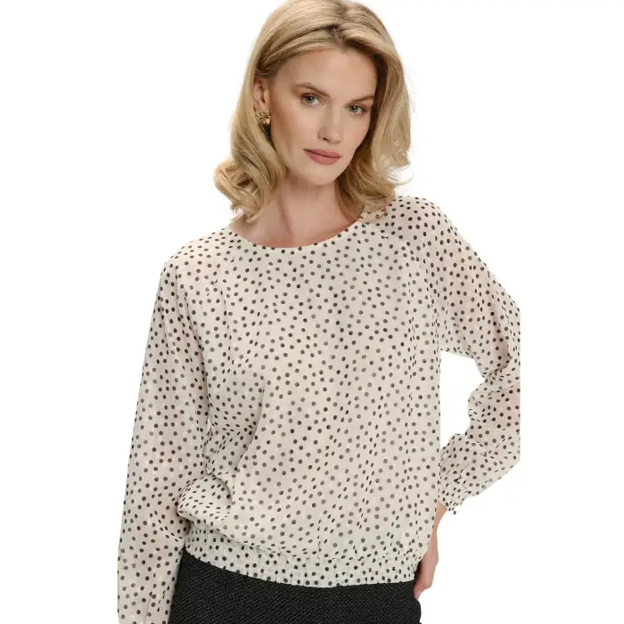 Blusa con zip donna Greenpoint Blanc