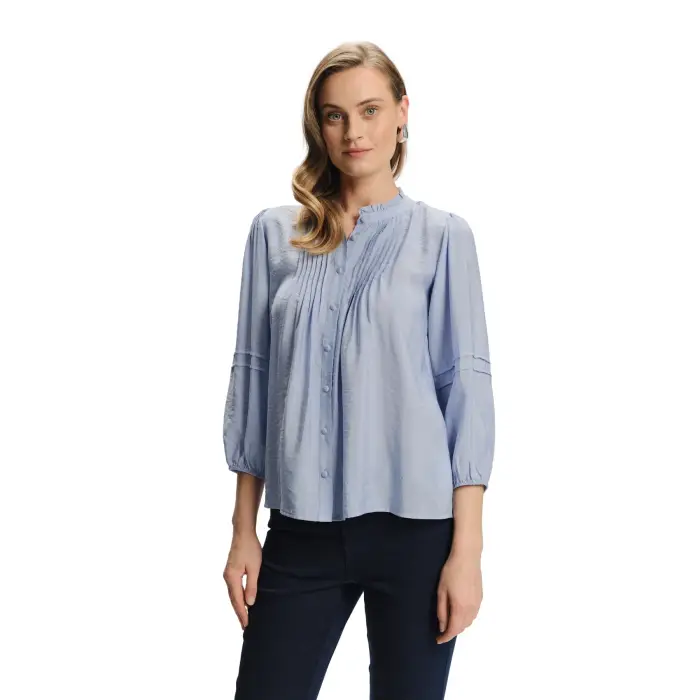 Blusa in viscosa donna Greenpoint Bleu