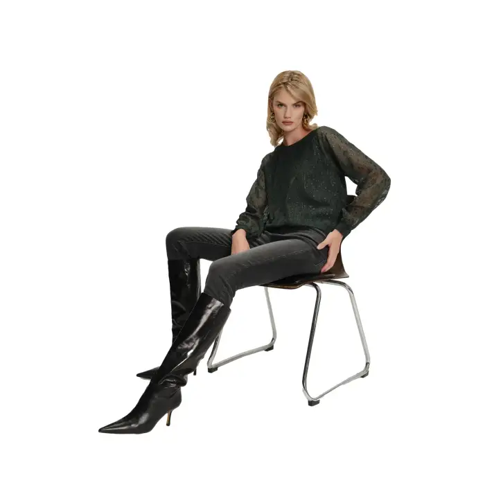 Blusa stampata donna Greenpoint Vert