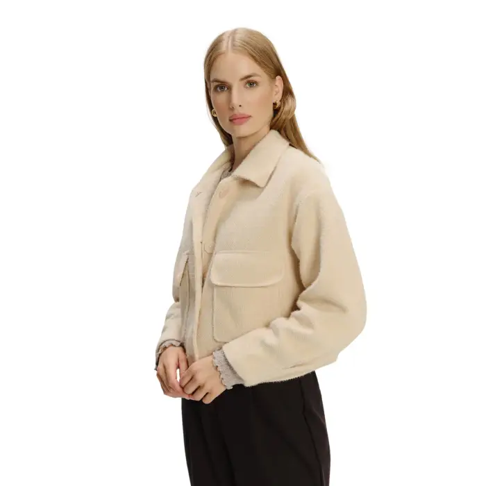 Camicia con chiusura a bottoni coordinata donna Greenpoint Blanc