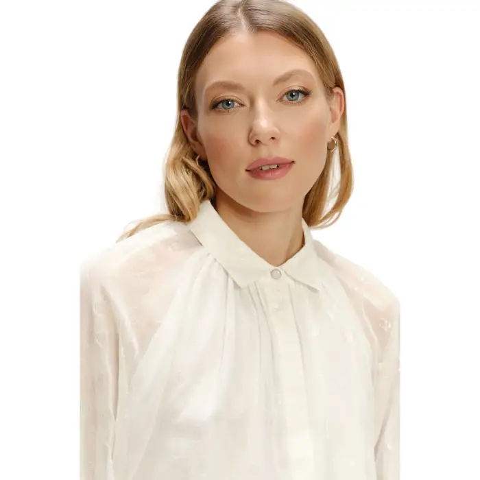 Camicia da donna a maniche lunghe Greenpoint Blanc