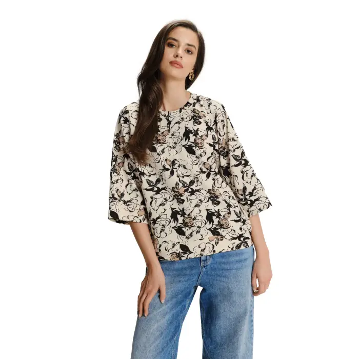 Felpa maniche 3/4 donna Greenpoint Beige