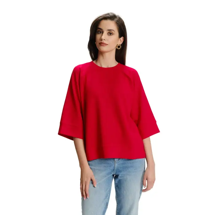 Felpa maniche 3/4 donna Greenpoint Rouge