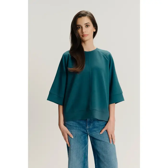 Greenpoint Felpa maniche 3/4 donna Vert