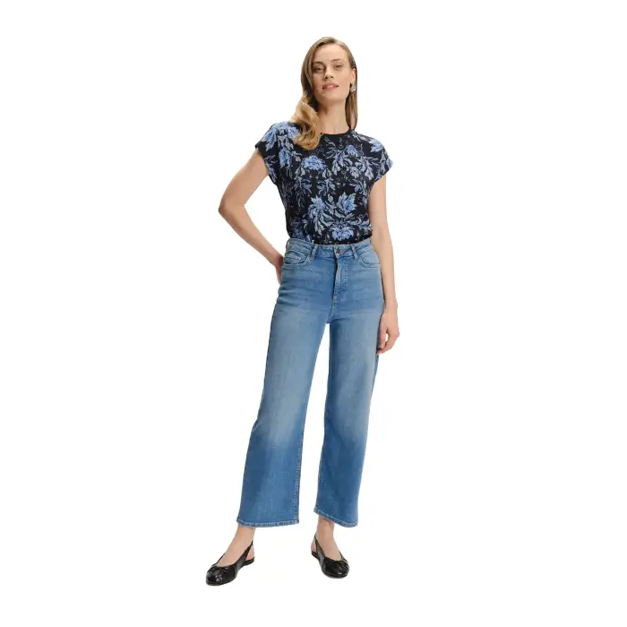 Jeans a gamba larga 2/8 donna Greenpoint Bleu