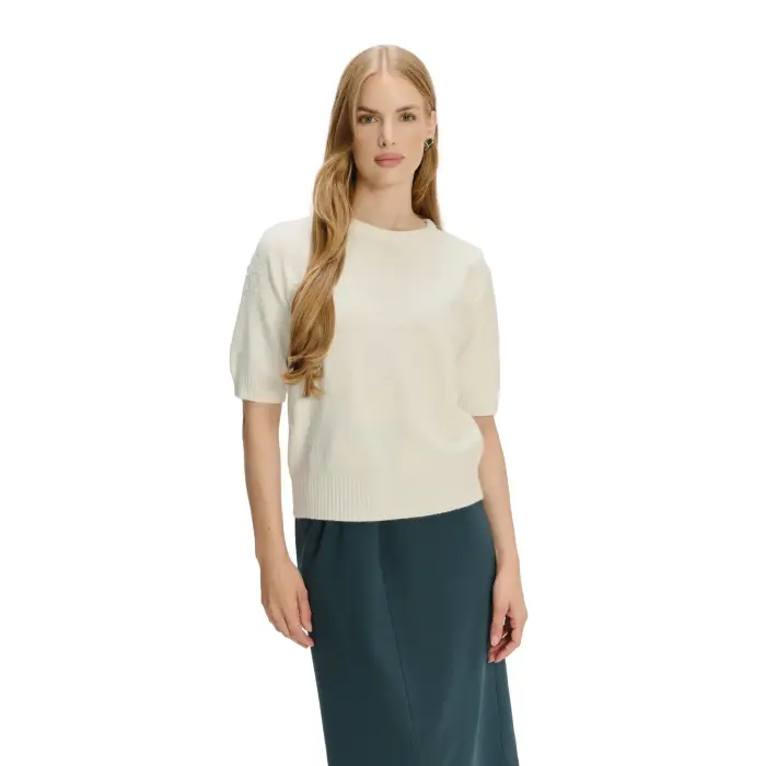 Maglietta maniche corte in viscosa donna Greenpoint Blanc