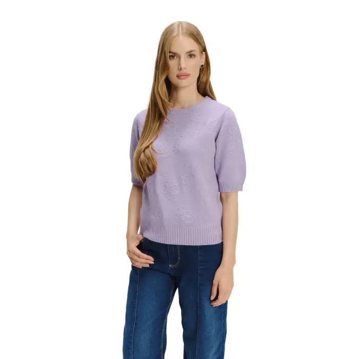 Maglietta maniche corte in viscosa donna Greenpoint Violet