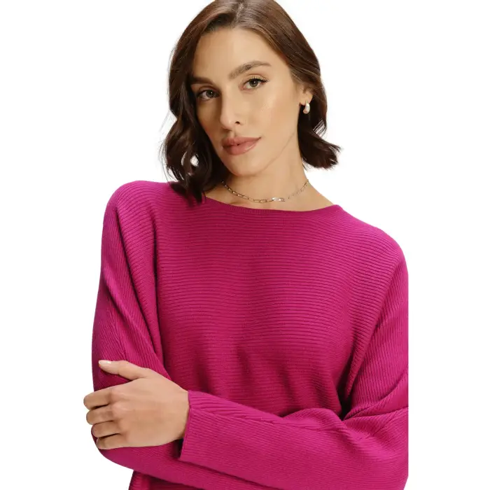 Maglione a maniche a pipistrello donna Greenpoint Rouge