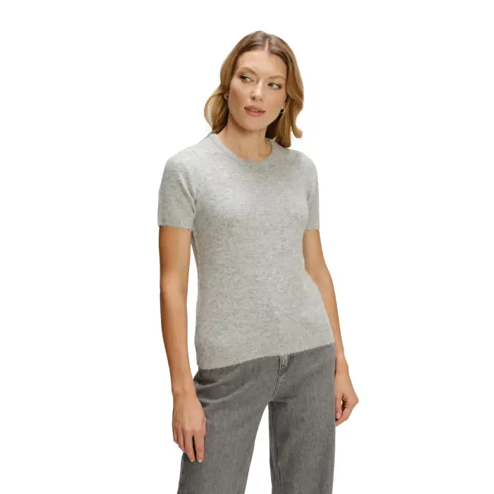 Maglione a maniche corte da donna Greenpoint Gris