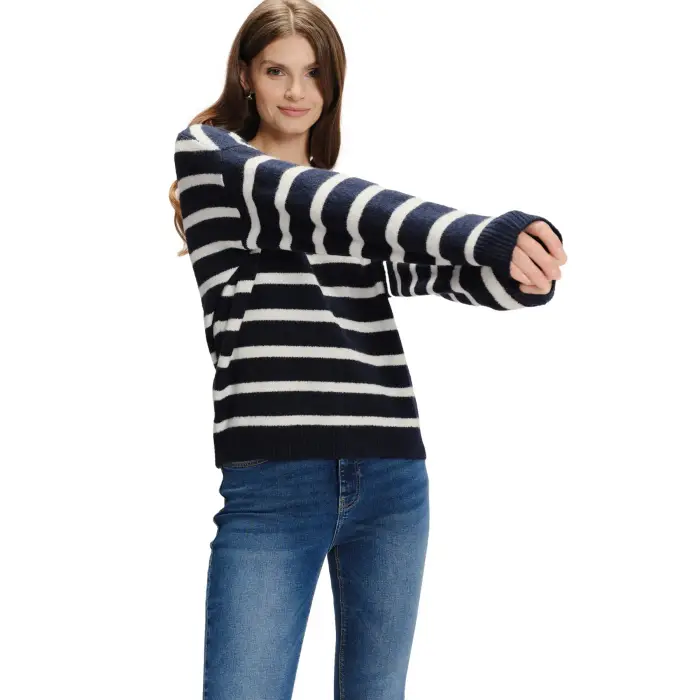 Maglione col V donna Greenpoint Noir