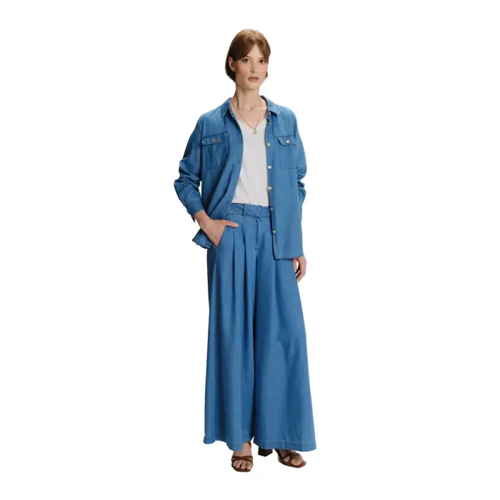 Pantaloni a palazzo da donna Greenpoint Bleu