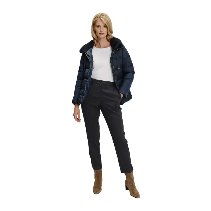 Pantaloni a quadretti donna Greenpoint Noir