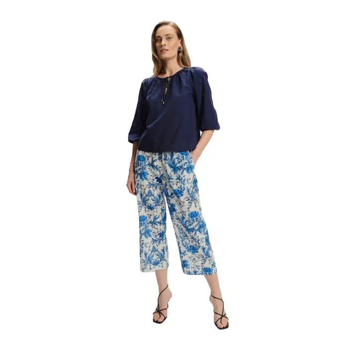 Pantaloni da donna Greenpoint GPKW25SPO0468 Bleu