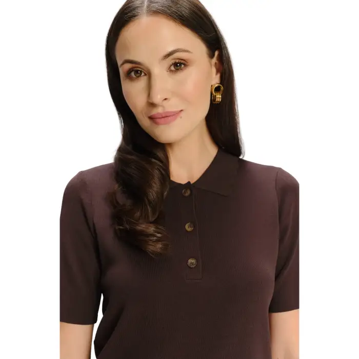 Polo da donna Greenpoint Marron