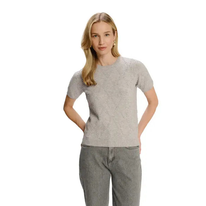 Pull aderente donna Greenpoint Gris