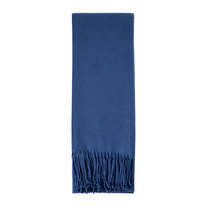 Sciarpa con frange decorative donna Greenpoint Bleu