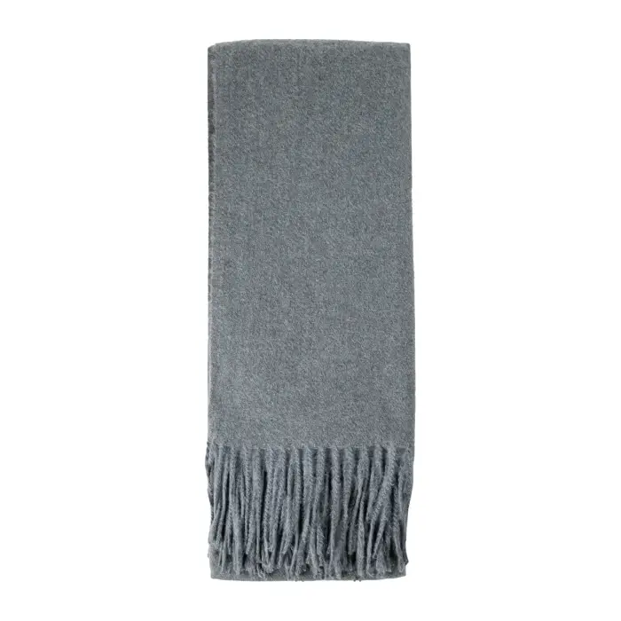 Sciarpa con frange decorative donna Greenpoint Gris