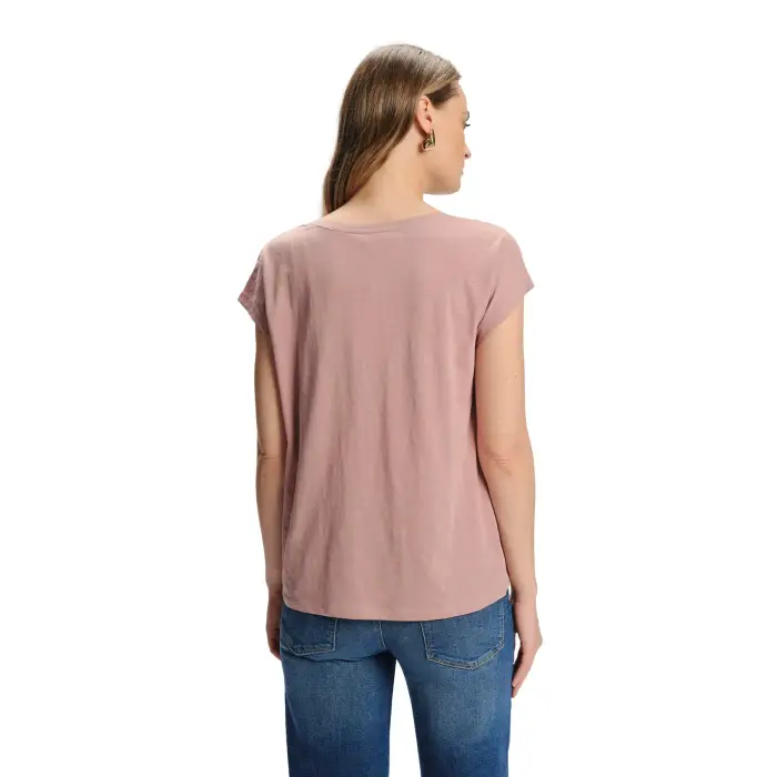 T-shirt da donna in cotone Greenpoint Rose