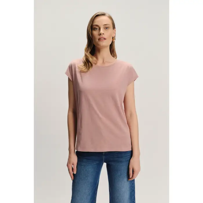 Greenpoint T-shirt da donna in cotone Rose
