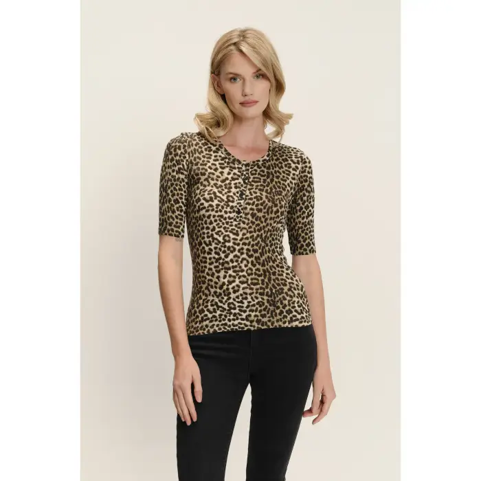 Greenpoint T-shirt da donna in maglia Marron