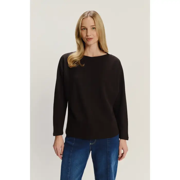 Greenpoint T-shirt in viscosa donna Noir
