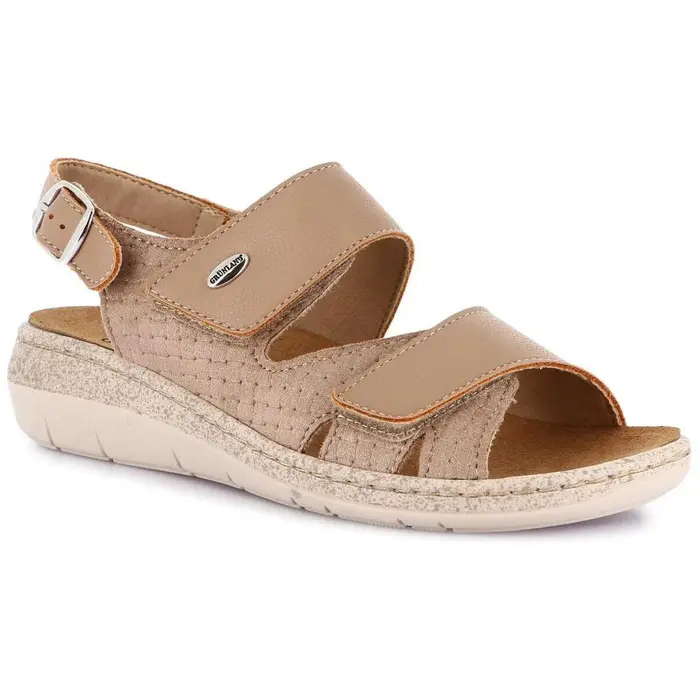 Sandali con zeppa Grunland SE0194-TAUPE Marrone