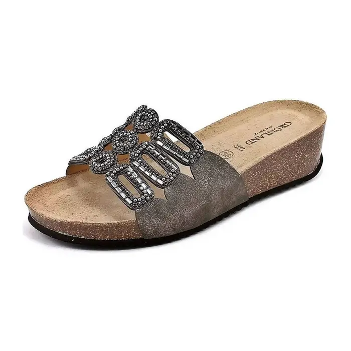 Scarpe Grunland Ciabatte Donna CB2648-70ANIN Marrone