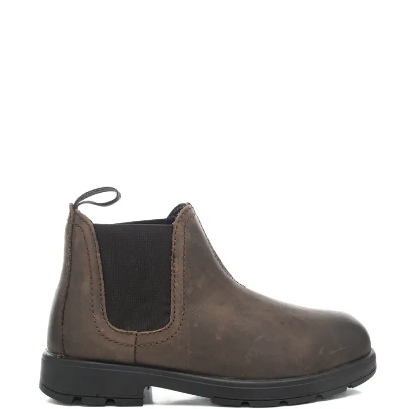 Grunland stivaletti da bambino stat con elastici laterali marrone