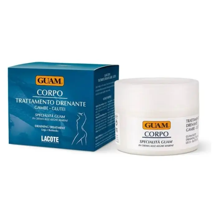 Guam Corpo Trattamento Drenante Gambe-Glutei 200 ml - Crema Corpo