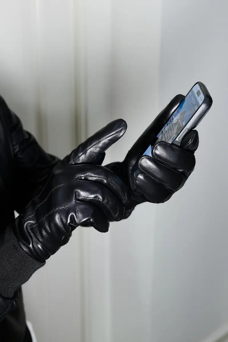 D'Arienzo Guanti Uomo Nero 2082167