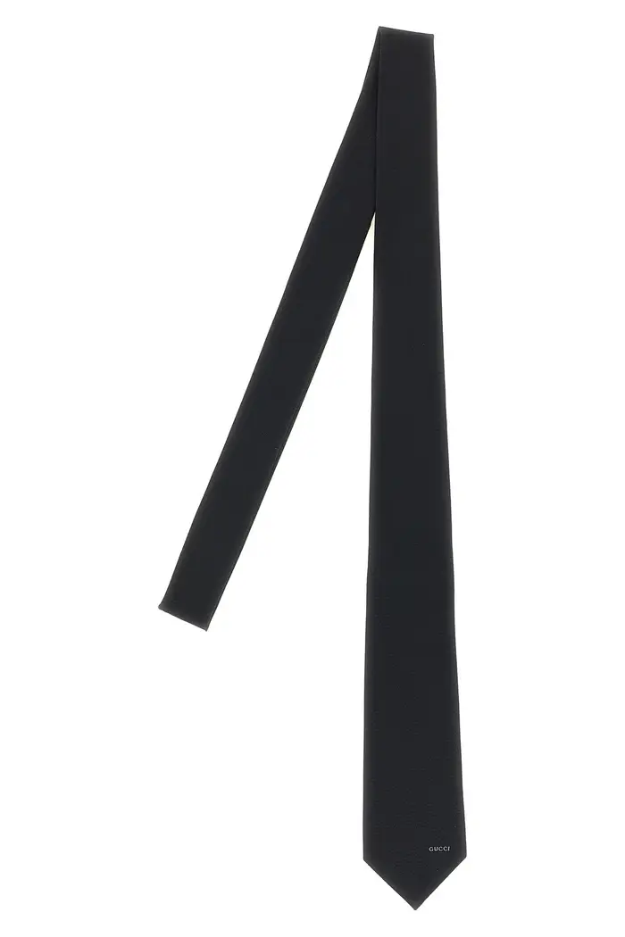 GUCCI Cravatta Morsetto Nero