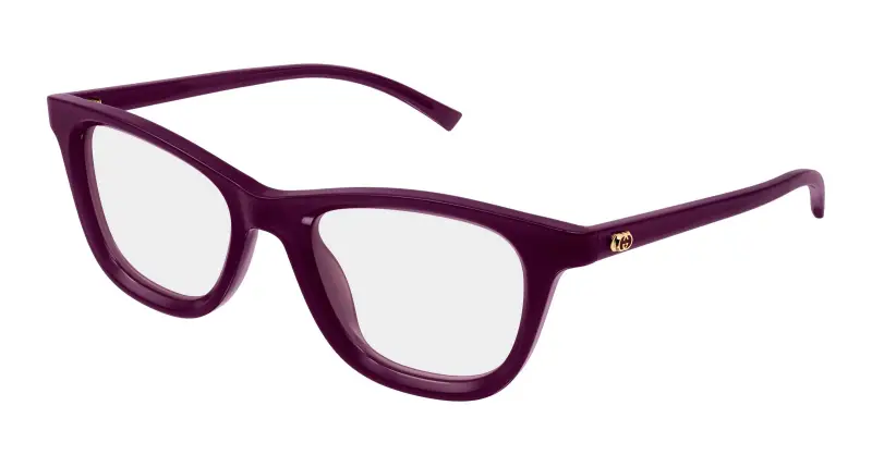 Gucci Donna GG1945O 004 Montature da vista Acetato Viola Trasparente Cat Eye