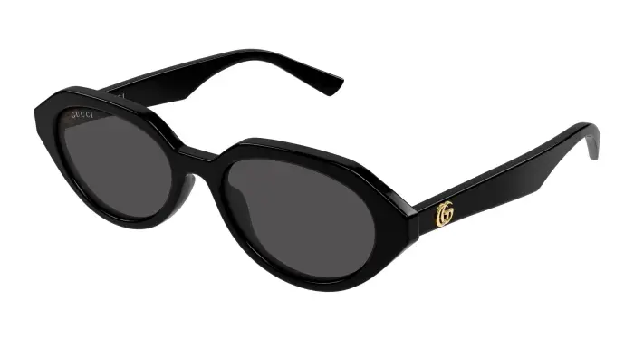 Donna Gucci GG2178S 001 Occhiali da sole Acetato Nero Grigio Geometrica