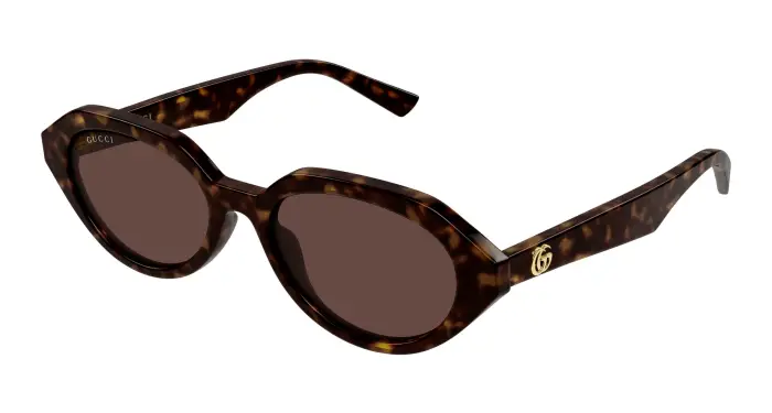 Donna Gucci GG2178S 002 Occhiali da sole Acetato Havana Marrone Geometrica
