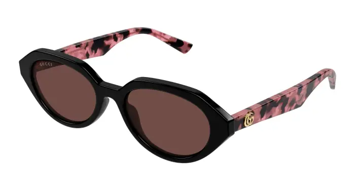 Donna Gucci GG2178S 003 Occhiali da sole Acetato Nero Viola Geometrica