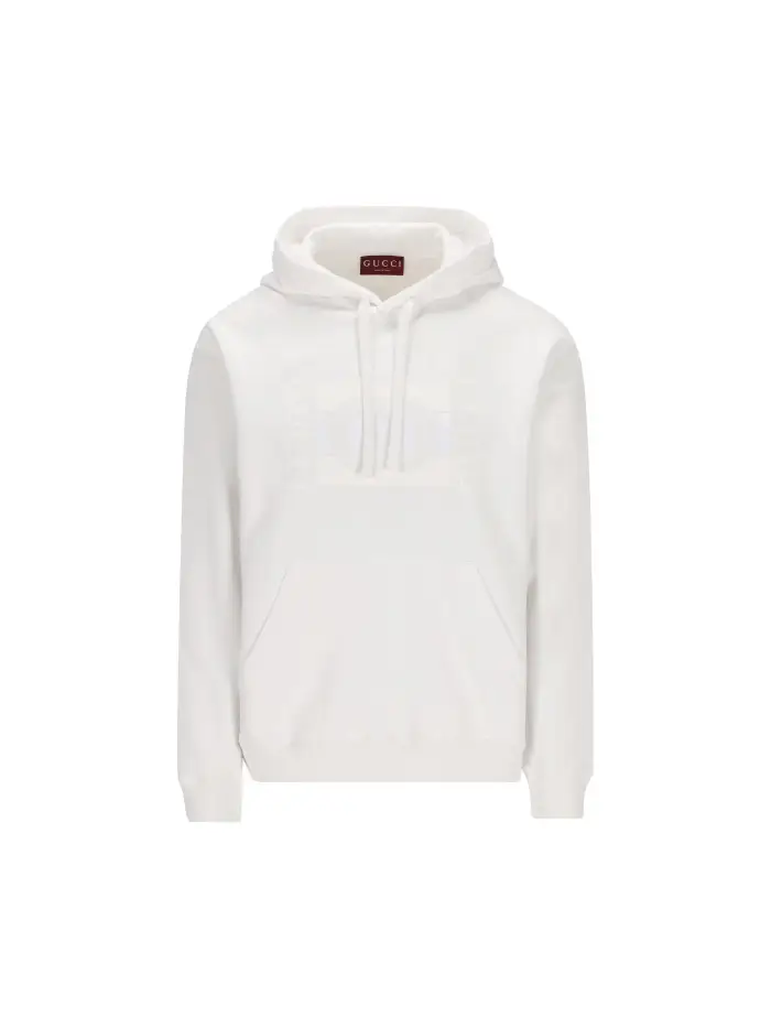 GUCCI Felpa In Cotone BIANCO
