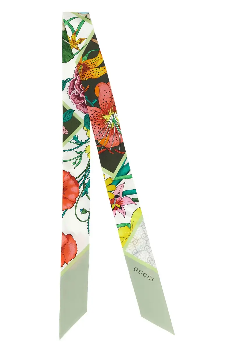 GUCCI Foulard Flora Verde