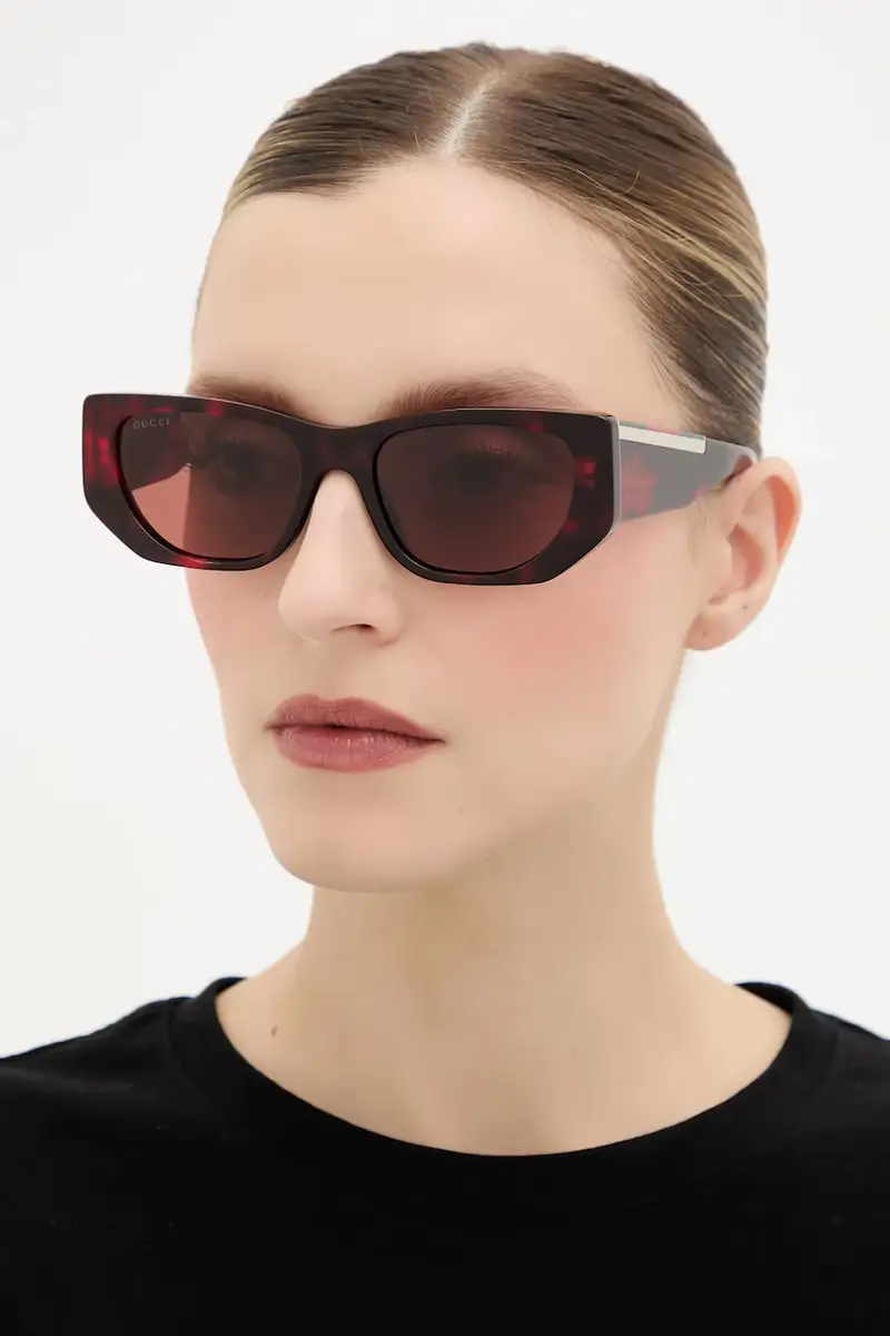 Gucci Occhiali da sole Donna Rosso 3779952