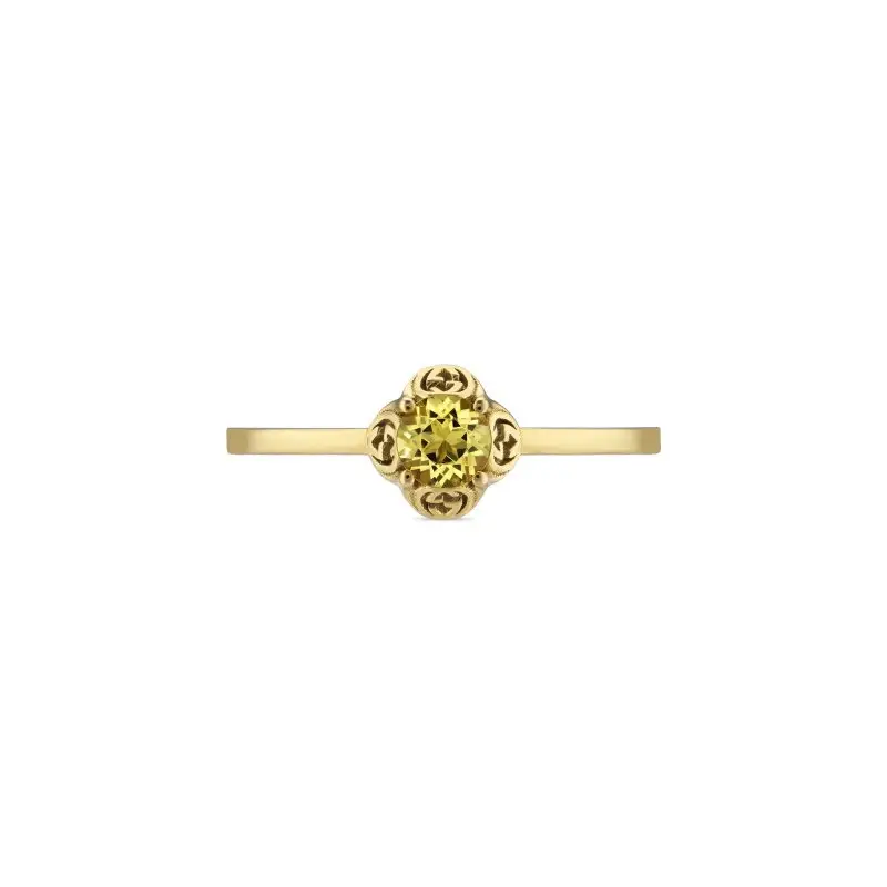 GUCCI ORO Anello Gucci Interlocking - 662428 J7570 8267