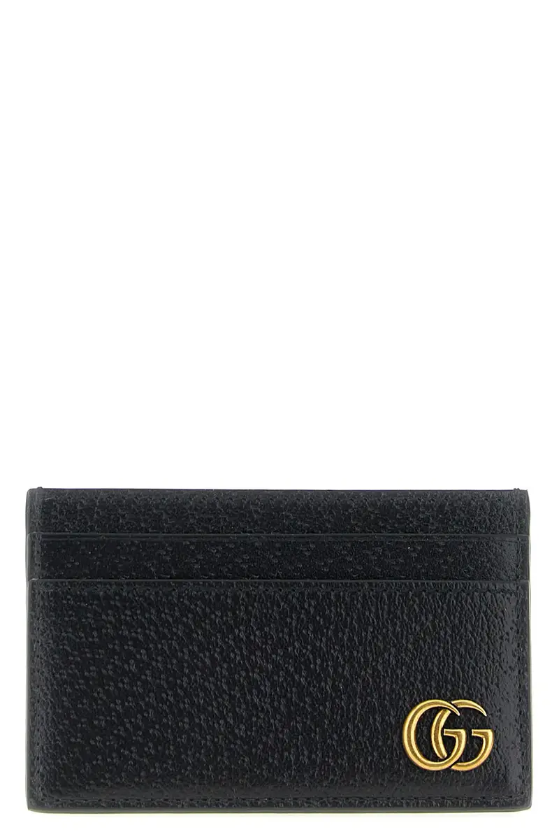 GUCCI Portacarte Gg Marmont Nero