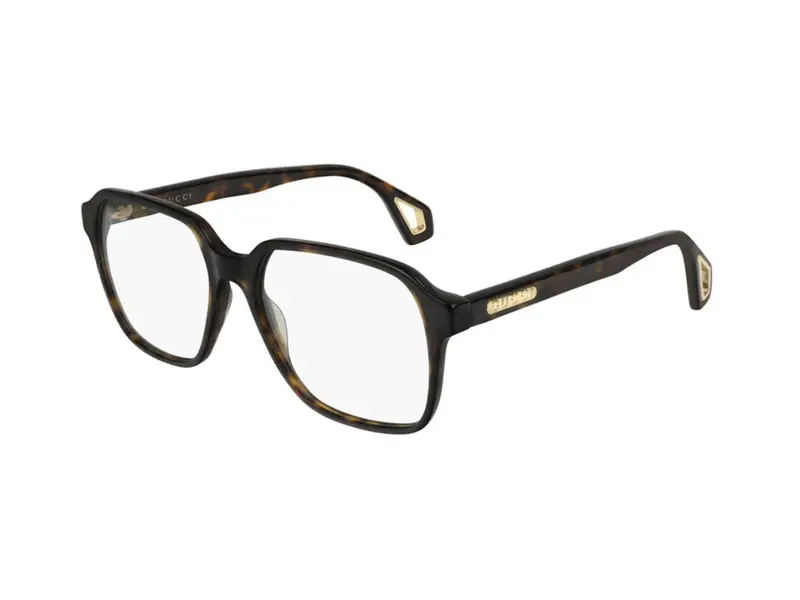 Gucci Uomo GG0469O 002 Montature da vista Plastica Havana Squadrata